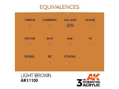 AK 11100 Light Brown - zdjęcie 3