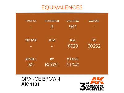 AK 11101 Orange Brown - zdjęcie 3