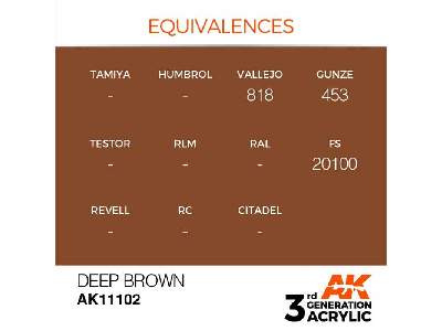 AK 11102 Deep Brown - zdjęcie 3
