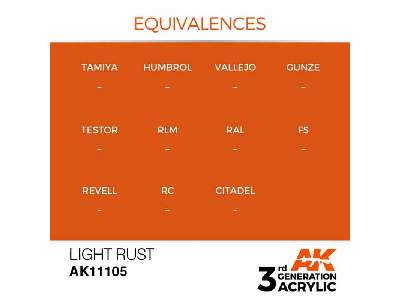 AK 11105 Light Rust - zdjęcie 2