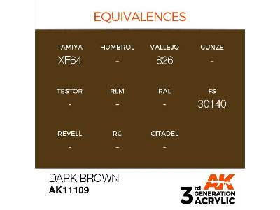 AK 11109 Dark Brown - zdjęcie 2