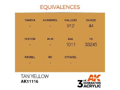AK 11116 Tan Yellow - zdjęcie 2