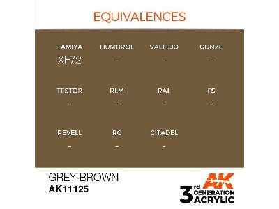 AK 11125 Grey-brown - zdjęcie 2