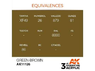 AK 11126 Green-brown - zdjęcie 2