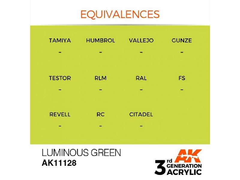 AK 11128 Luminous Green - zdjęcie 1 AK 11128 Luminous Green - zdjęcie 1