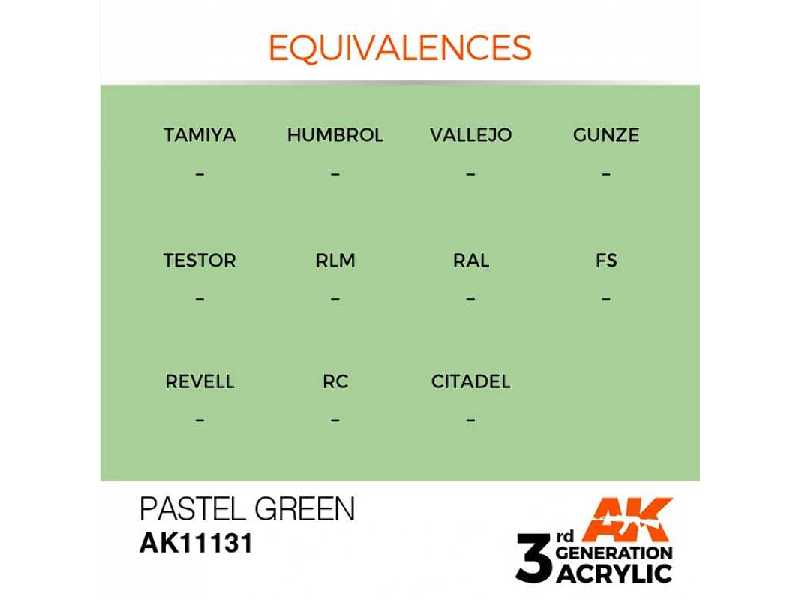 AK 11131 Pastel Green - zdjęcie 1 AK 11131 Pastel Green - zdjęcie 1