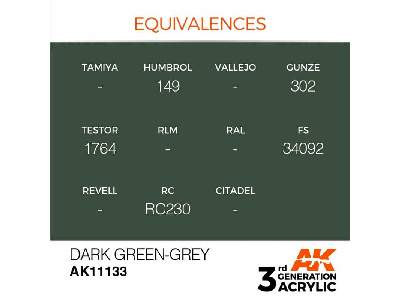 AK 11133 Dark Green-grey - zdjęcie 1