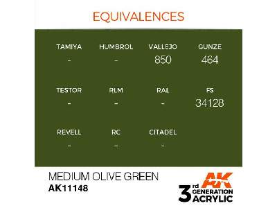 AK 11148 Medium Olive Green - zdjęcie 1