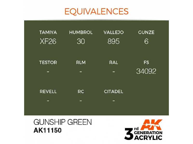 AK 11150 Gunship Green - zdjęcie 1