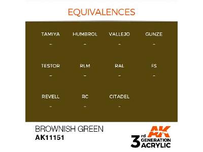 AK 11151 Brownish Green - zdjęcie 1