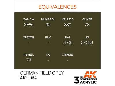 AK 11154 German Field Grey - zdjęcie 1