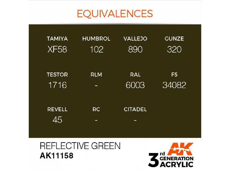 AK 11158 Reflective Green - zdjęcie 1 AK 11158 Reflective Green - zdjęcie 1