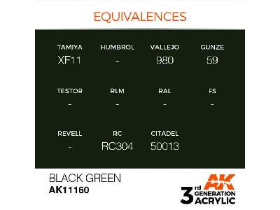 AK 11160 Black Green - zdjęcie 1