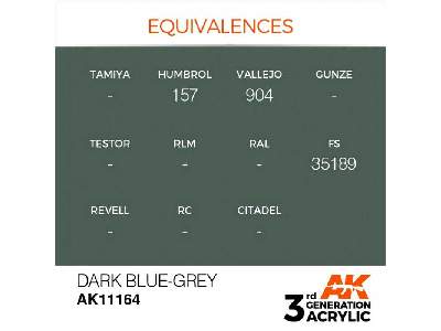 AK 11164 Dark Blue-grey - zdjęcie 1