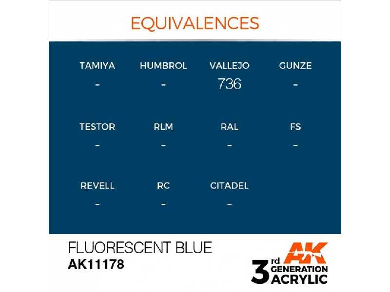 AK 11178 Fluorescent Blue - zdjęcie 1 AK 11178 Fluorescent Blue - zdjęcie 1