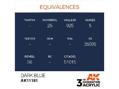 AK 11181 Dark Blue - zdjęcie 1