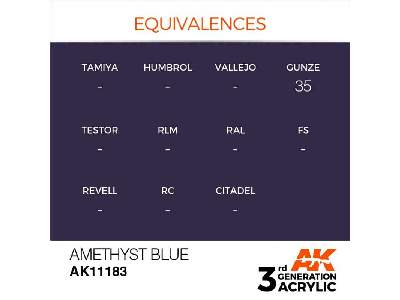 AK 11183 Amethyst Blue - zdjęcie 1