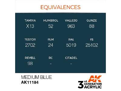 AK 11184 Medium Blue - zdjęcie 1