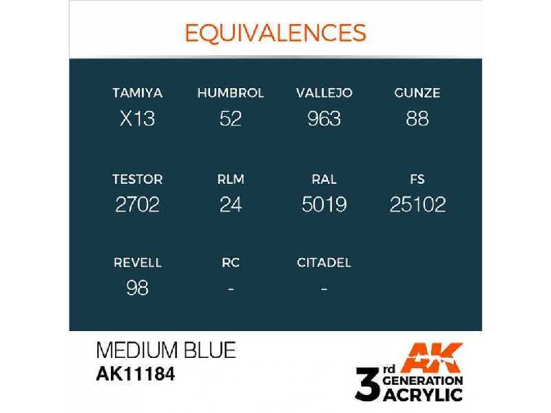 AK 11184 Medium Blue - zdjęcie 1