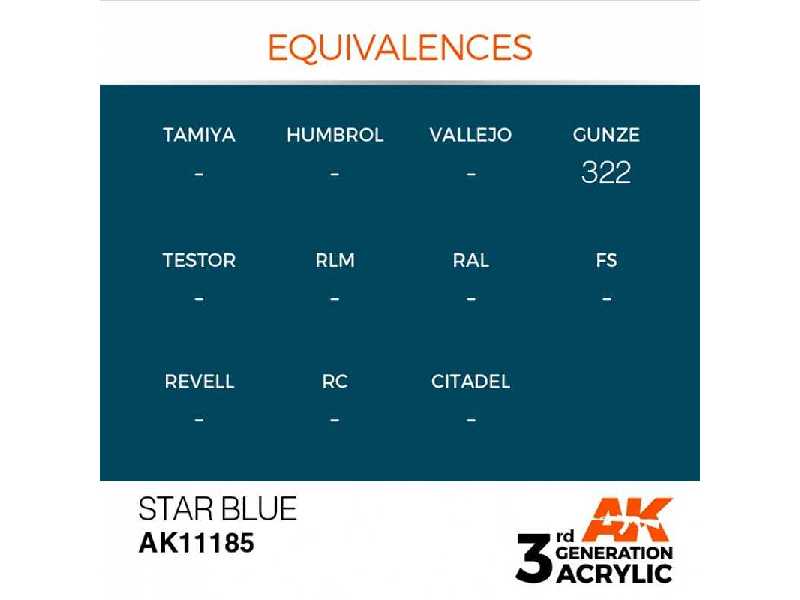 AK 11185 Star Blue - zdjęcie 1