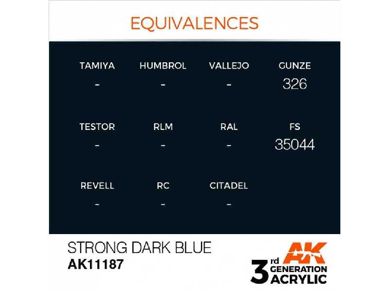 AK 11187 Strong Dark Blue - zdjęcie 1