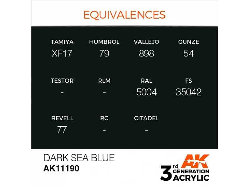 AK 11190 Dark Sea Blue - zdjęcie 1