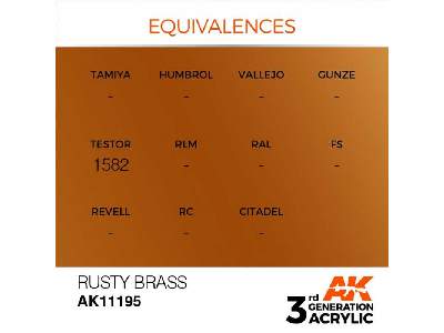 AK 11195 Rusty Brass - zdjęcie 1