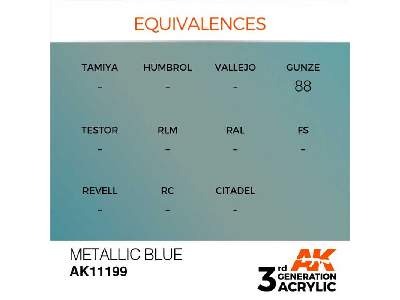 AK 11199 Metallic Blue - zdjęcie 1