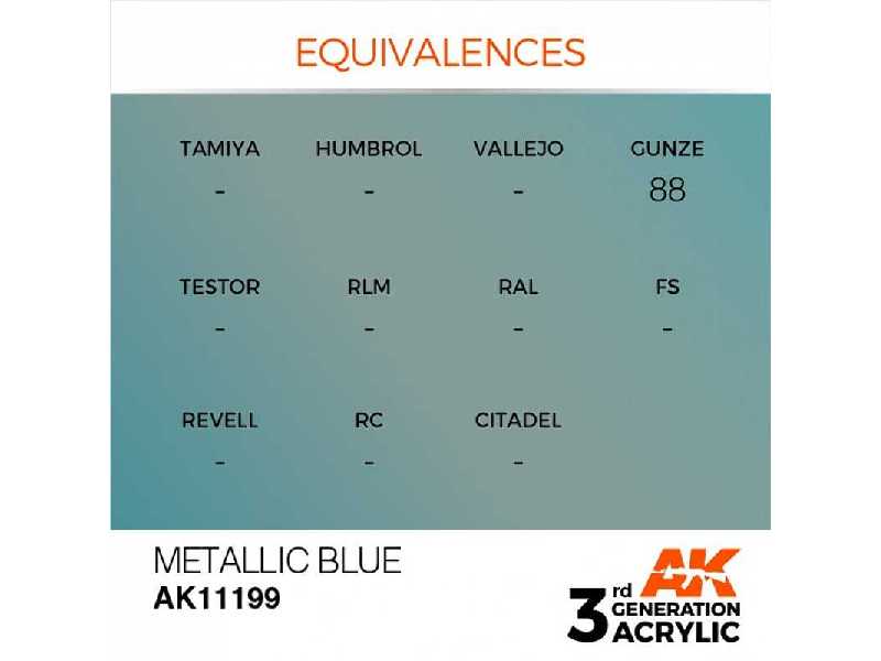 AK 11199 Metallic Blue - zdjęcie 1 AK 11199 Metallic Blue - zdjęcie 1