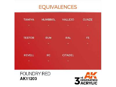 AK 11203 Foundry Red - zdjęcie 1