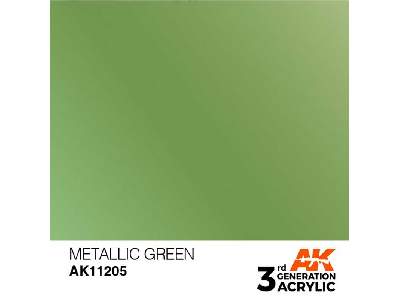 AK 11205 Metallic Green - zdjęcie 2