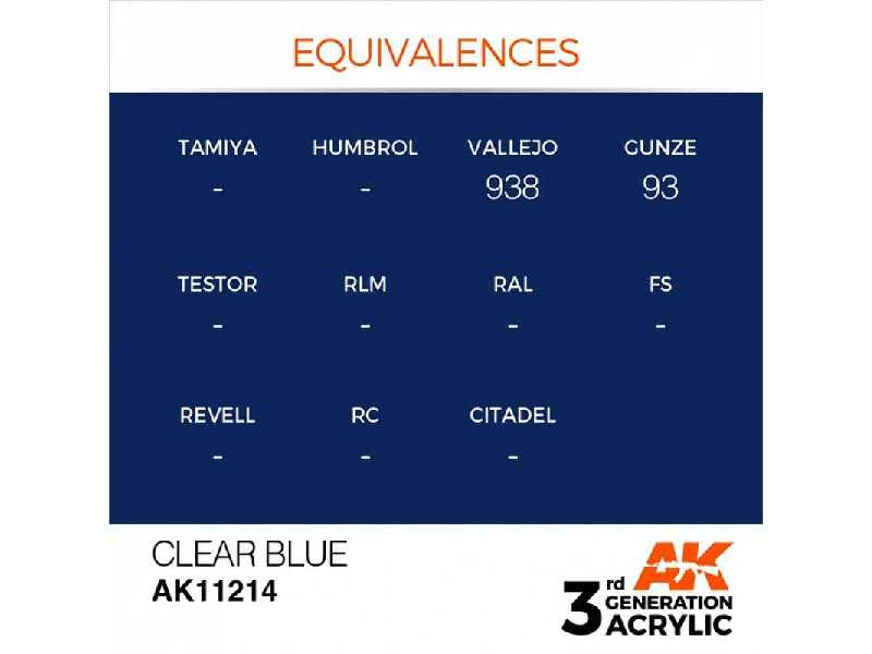 AK 11214 Clear Blue - zdjęcie 1 AK 11214 Clear Blue - zdjęcie 1
