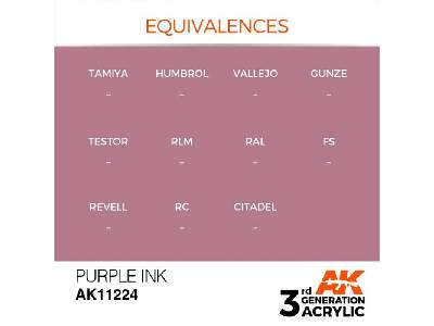 AK 11224 Purple Ink - zdjęcie 1