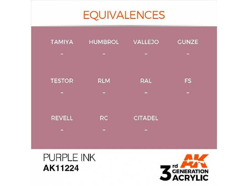 AK 11224 Purple Ink - zdjęcie 1 AK 11224 Purple Ink - zdjęcie 1