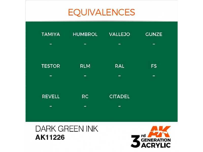 AK 11226 Dark Green Ink - zdjęcie 1 AK 11226 Dark Green Ink - zdjęcie 1