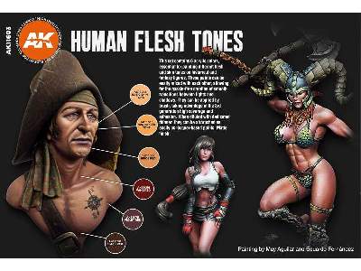 3ga Human Flesh Tones Set - zdjęcie 2