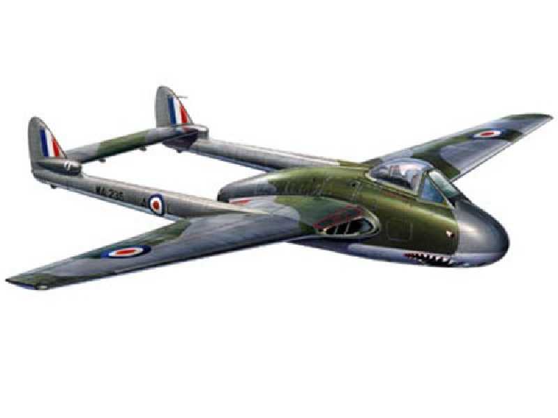 Myśliwiec de Havilland VAMPIRE FB.5 - zdjęcie 1 Myśliwiec de Havilland VAMPIRE FB.5 - zdjęcie 1