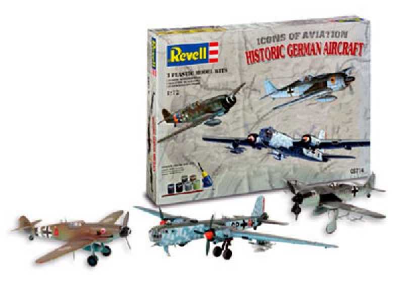 Zestaw podarunkowy samolotów "Historic German Aircraft" - zdjęcie 1 Zestaw podarunkowy samolotów "Historic German Aircraft" - zdjęcie 1