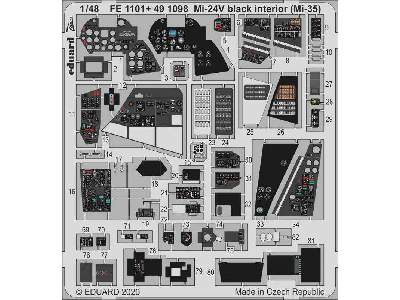 Mi-24V black interior (Mi-35) 1/48  - zdjęcie 1