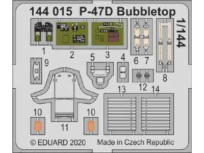 P-47D Bubbletop 1/144 - zdjęcie 1