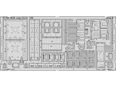 Mi-24 cargo interior 1/48 - Zvezda - zdjęcie 1