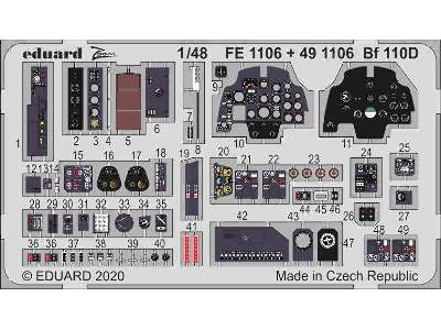 Bf 110D interior 1/48 - zdjęcie 1