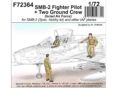 Smb-2 Fighter Pilot + 2 Ground Crew Israel Af - zdjęcie 1