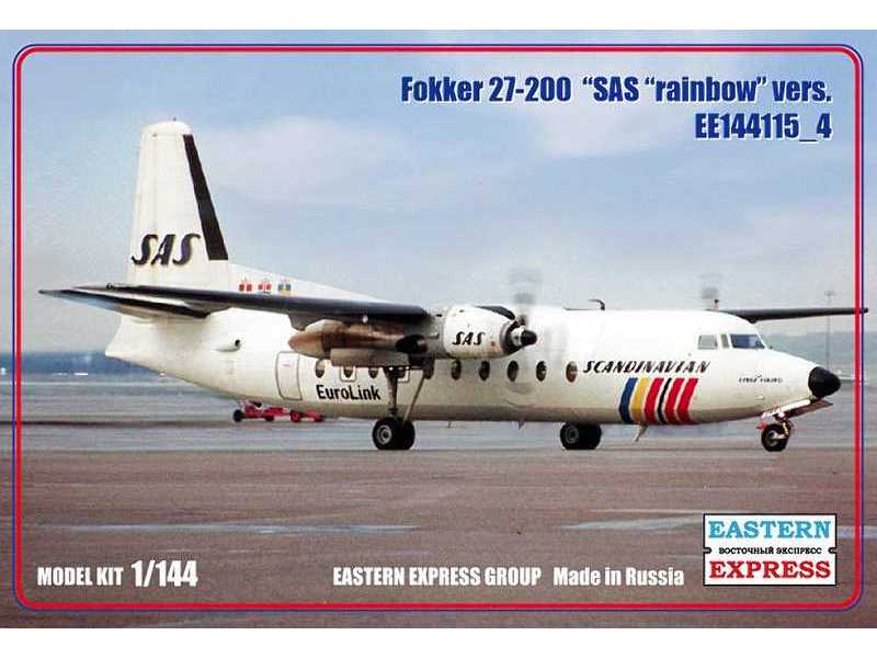 Fokker 27-200 Sas Rainbow - zdjęcie 1 Fokker 27-200 Sas Rainbow - zdjęcie 1