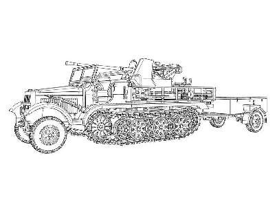 3,7cm Flak 36 auf Fahrgestell mZgKw 5t Sd.Kfz.6/2 - zdjęcie 10