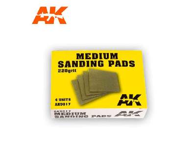 Medium Sanding Pads 220 Grit. 4 Units. - zdjęcie 1