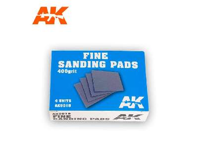 Fine Sanding Pads 400 Grit. 4 Units. - zdjęcie 1