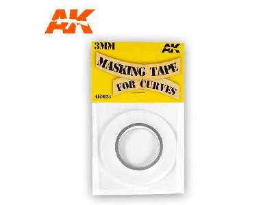Masking Tape For Curves 3 Mm. 18 Meters Long. - zdjęcie 2