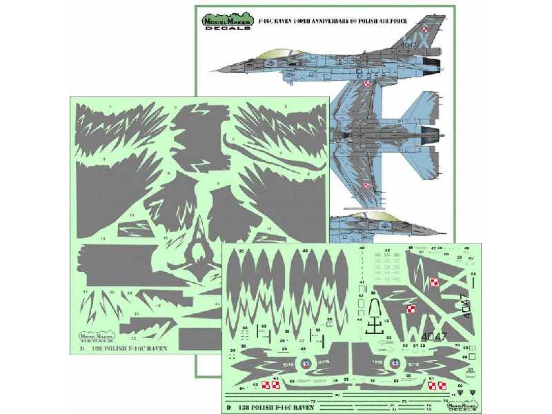 Polish F-16c Raven 100th Anniversary Of Polish Air Force - zdjęcie 1
