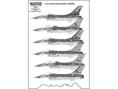 F-16a/Am/B/Bm In Portuquese Service - Generic Set - zdjęcie 2